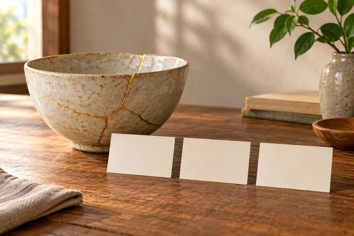 A repaired ceramic vessel symbolizing apology and repairing harm