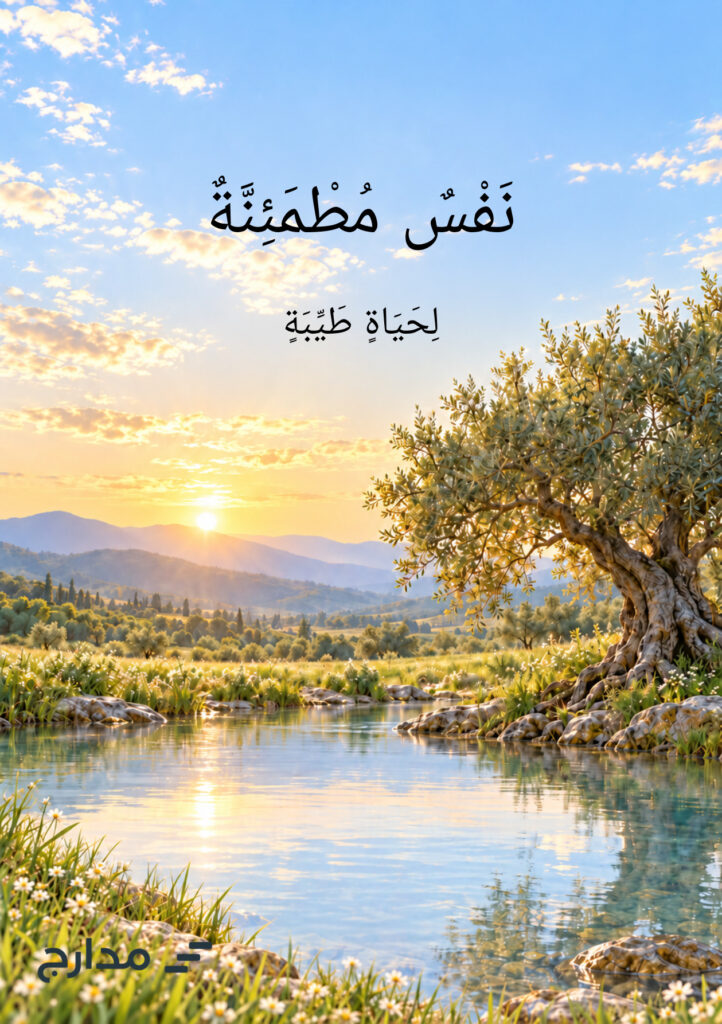 غلاف كتاب نفس مطمئنة