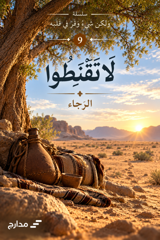 غلاف كتاب لا تقنطوا — الرجاء