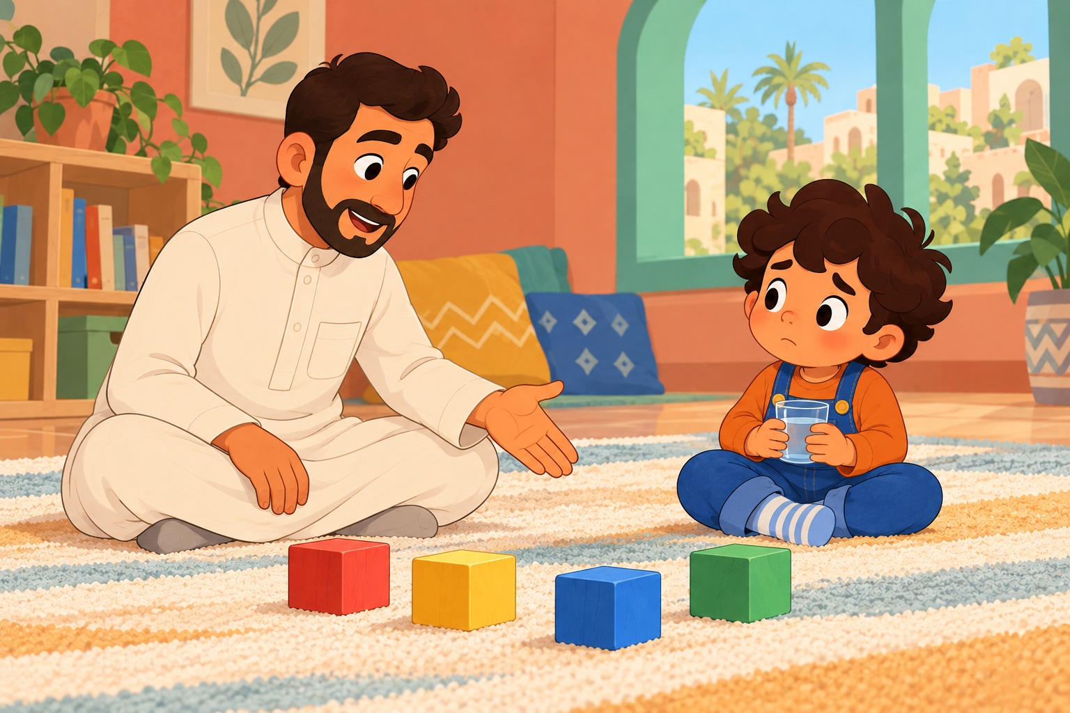 مشهد 3 من قصة البرج الذي سقط مرتين