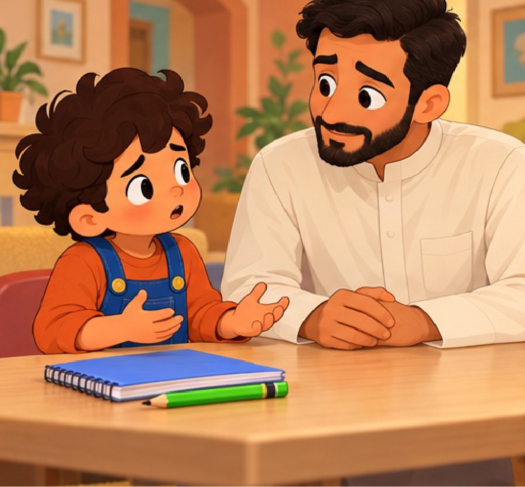 Omar speaks with Dad