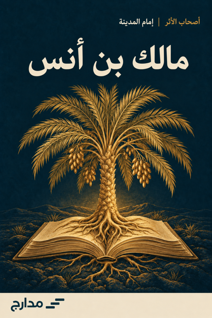 غلاف كتاب مالك بن أنس